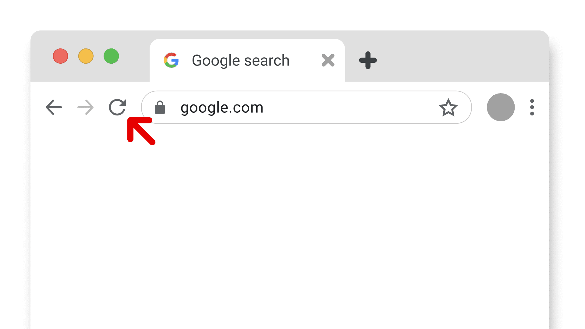 Back Forward Refresh Refresh button